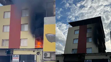 İzmir'de apartmanda korkutan yangın: Ev, alevlere teslim oldu!