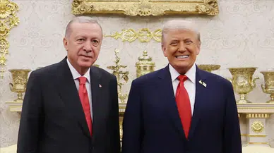 Cumhurbaşkanı Erdoğan, Donald Trump ile görüştü