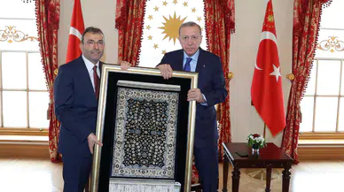 Cumhurbaşkanı Erdoğan, Pendik Belediye Başkanı Ahmet Cin'i kabul etti