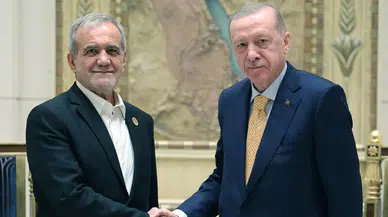 Cumhurbaşkanı Erdoğan, İran Cumhurbaşkanı Pezeşkiyan ile görüştü