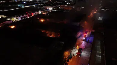 Bursa Nilüfer OSB'de yangın: Kontrol altına alındı