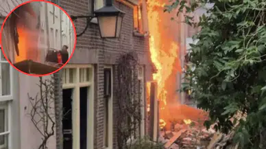 Hollanda'da patlama meydana geldi: Ortalık savaş alanına döndü