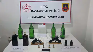 Kastamonu'da sahte içki operasyonu: 4 kişi gözaltına alındı