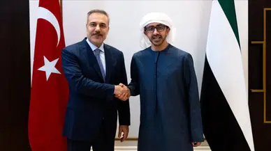 Dışişleri Bakanı Fidan, BAE Devlet Başkanı Muhammed Bin Zayid ile görüştü