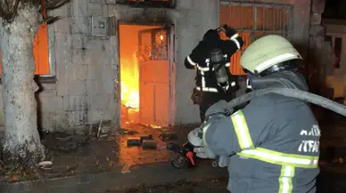 Adıyaman'da yalnız yaşayan adamın yaktığı soba yangına neden oldu