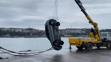 Şile'de bir otomobil denize uçtu: Sürücü yaralandı!