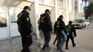 Mersin merkezli 9 ilde 'Sazan sarmalı' operasyonu: 28 gözaltı