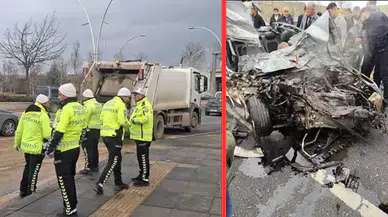 Ankara’da 4 aracın karıştığı zincirleme kaza: 1’i ağır, 4 yaralı