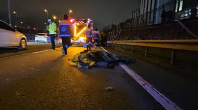 Şişli'de bariyerlere çarpan motosiklet sürücüsü feci şekilde can verdi