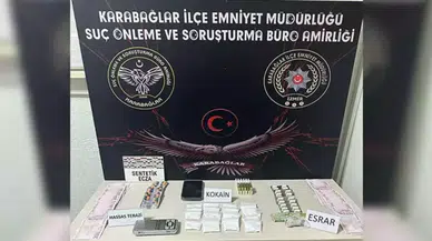 İzmir'de uyuşturucu operasyonu: Otomobilde yakalanan sevgililere gözaltı