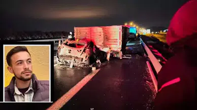 Adana'da tıra arkadan çarpan araç sürücüsü hayatını kaybetti