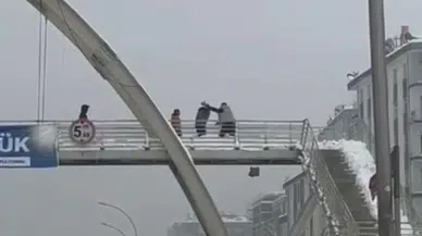 Diyarbakır'da kar topu atan çocukları darbeden sürücü tutuklandı