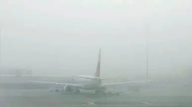 Diyarbakır'da yoğun sis nedeniyle uçak seferleri iptal edildi
