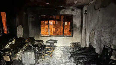 Hatay'da apartman dairesinde yangın çıktı: Apartmandakiler tahliye edildi!