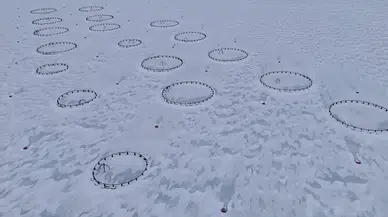 Adıyaman'daki Çat Barajı buz tuttu!