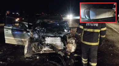 Hatay'da otomobil ile minibüs kafa kafaya çarpıştı: 1 ölü, 6 yaralı