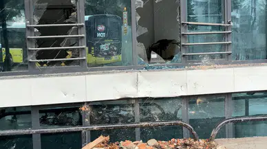 Beşiktaş'ta ilginç kaza: Sürücü taksiye, ağaca, otomobile ve binaya çarptı!