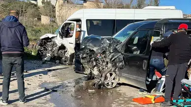 Osmaniye'de feci kaza: İşçi servisi ile ticari araç çarpıştı, 7 yaralı!