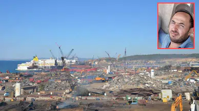 İzmir'de Gemi Söküm Bölgesi'nde feci kaza: 49 yaşındaki işçi öldü