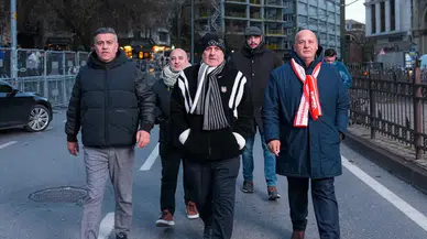 Spor camiasından çok sayıda isim Filistin'e destek için yürüdü!