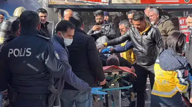 İş yerini ateşe verip kendini kilitledi: Bayılınca ekipler camı kırıp içeri girdi!