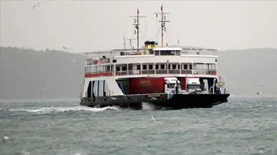 Güney Marmara'da feribot seferleri iptal edildi