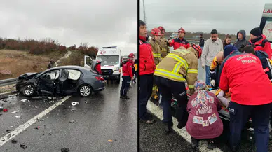 İzmir-İstanbul Otoyolu'nda feci kaza! 12 araç birbirine girdi: 1 ölü, 10 yaralı