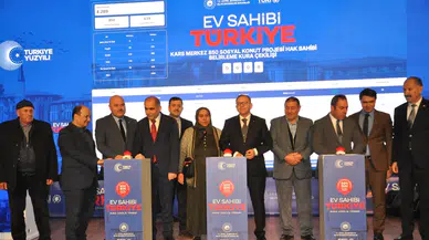 Kars'ta Yüzyılın Konut Projesi kura çekimi gerçekleştirildi!