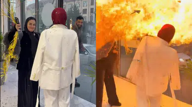 Özbekistan'da korku dolu anlar: Doğum günü partisinde helyum balonları patladı