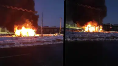 Diyarbakır'da trafo alev alev yandı!