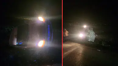 Samsun'da ticari araç şarampole devrildi: Çok sayıda yaralı var