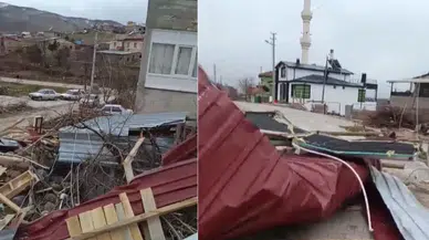 Konya’da şiddetli fırtına hayatı olumsuz etkiledi: Elektrik hatları koptu, çatılar uçtu!