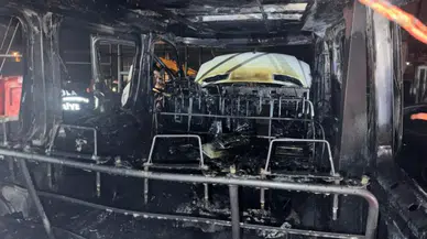 Muğla'da Ortaca Sanayi Sitesi'nde yangın: 4 araç ve bir iş yerinde zarar oluştu