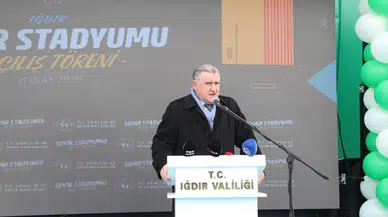 Bakan Bak, Iğdır Şehir Stadyumunun açılışına katıldı
