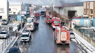 Kayseri OSB'de korkutan yangın kontrol altına alındı