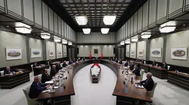 Yılın ilk kabinesi Cumhurbaşkanı Erdoğan başkanlığında başladı!