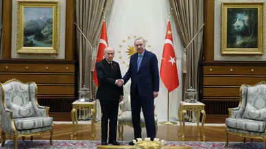 Cumhurbaşkanı Erdoğan ile Devlet Bahçeli bir araya geldi