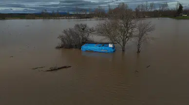 Edirne'de Tunca Nehri alarm veriyor : Tarım arazileri sular atında kaldı