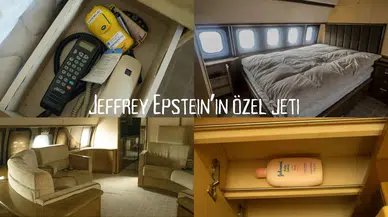 Jeffrey Epstein'in Lolita Express jetinden görüntüler ortaya çıktı