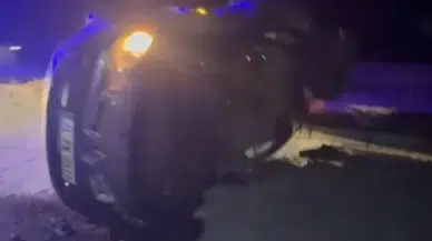 Kars Sarıkamış’ta trafik kazası : 2 yaralı