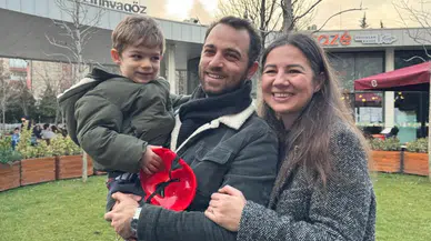 Kocaeli'de DMD hastası Uras Ege için gökyüzüne balonlar bırakılarak kutlama yapıldı