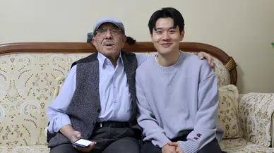 Konyasporlu Jinho Jo’dan 96 yaşındaki Kore gazisine anlamlı ziyaret