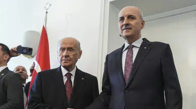 TBMM Başkanı Numan Kurtulmuş, MHP Genel Başkanı Bahçeli'yi ziyaret etti