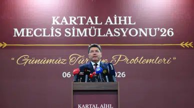 Bakan Tunç, Kartal AİHL Meclis Simülasyonu'nda konuştu