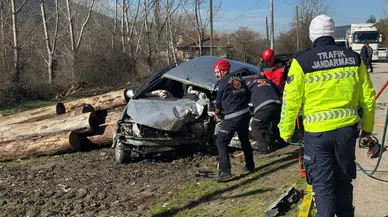 Bolu’da feci kaza : Tır ile otomobil çarpıştı , 1 ölü