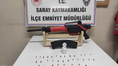 Tekirdağ'da uyuşturucu ve ruhsatsız silah operasyonda 4 kişi gözaltına alındı