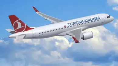 THY uçağında havada motor yangını