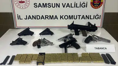 Samsun'da ruhsatsız silah operasyonu : 1 şüpheli tutuklandı