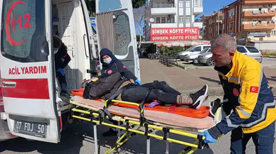 Antalya Manavgat’ta otomobil ile motosiklet çarpıştı : 1 yaralı