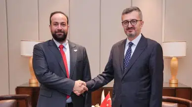 İletişim Başkanı Duran, Suriye Enformasyon Bakanı Mustafa ile görüştü